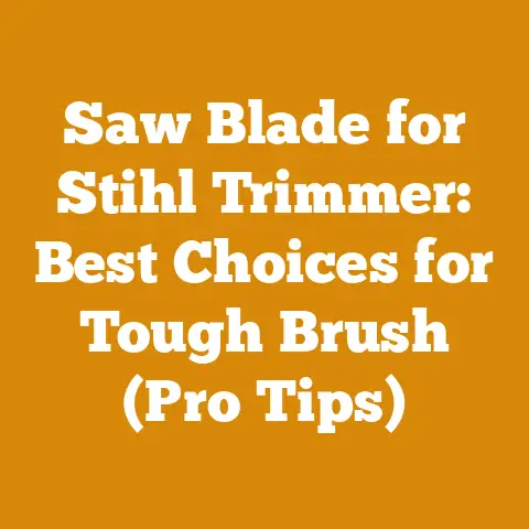 Saw Blade for Stihl Trimmer: Best Choices for Tough Brush (Pro Tips)