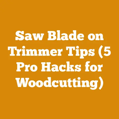 Saw Blade on Trimmer Tips (5 Pro Hacks for Woodcutting)