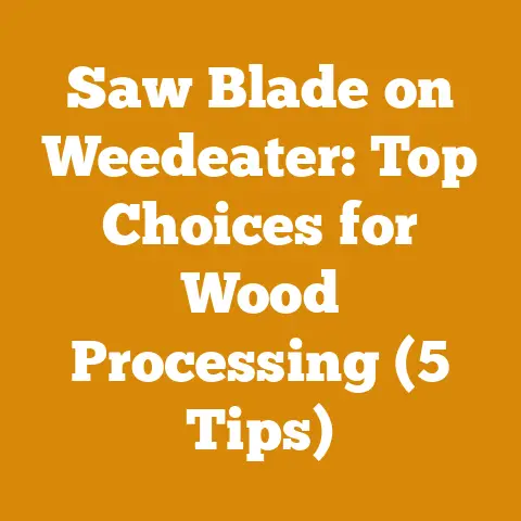Saw Blade on Weedeater: Top Choices for Wood Processing (5 Tips)