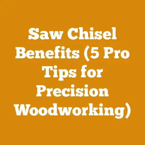 Saw Chisel Benefits (5 Pro Tips for Precision Woodworking)