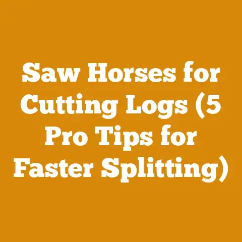 Saw Horses for Cutting Logs (5 Pro Tips for Faster Splitting)