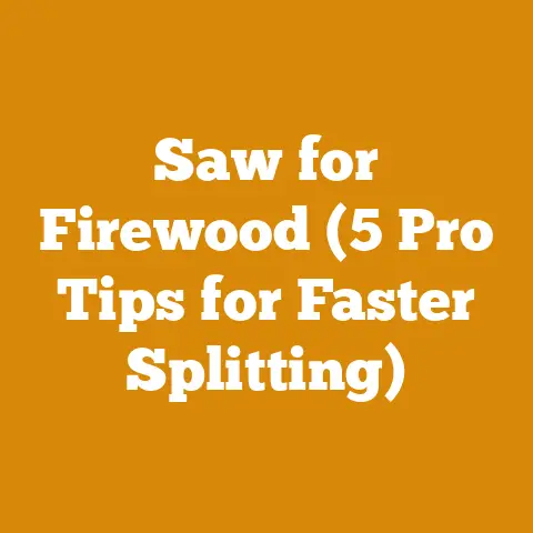 Saw for Firewood (5 Pro Tips for Faster Splitting)