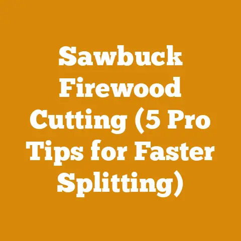 Sawbuck Firewood Cutting (5 Pro Tips for Faster Splitting)
