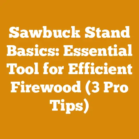 Sawbuck Stand Basics: Essential Tool for Efficient Firewood (3 Pro Tips)