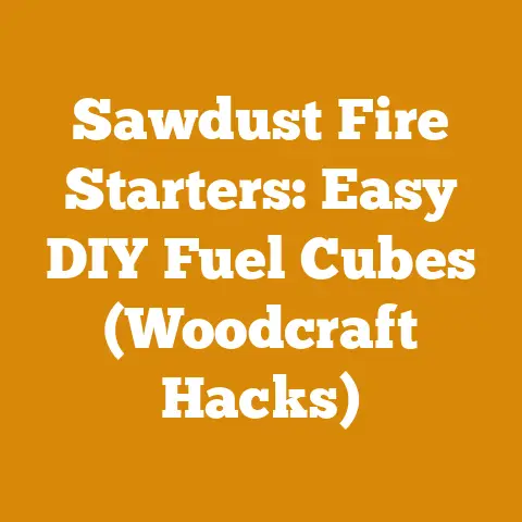 Sawdust Fire Starters: Easy DIY Fuel Cubes (Woodcraft Hacks)