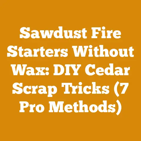 Sawdust Fire Starters Without Wax: DIY Cedar Scrap Tricks (7 Pro Methods)