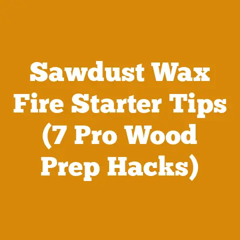 Sawdust Wax Fire Starter Tips (7 Pro Wood Prep Hacks)