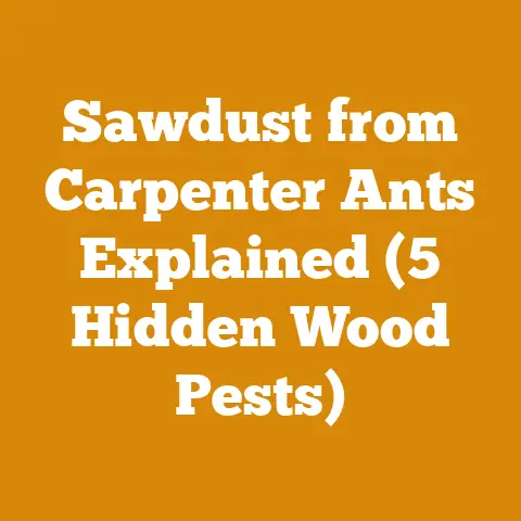 Sawdust from Carpenter Ants Explained (5 Hidden Wood Pests)