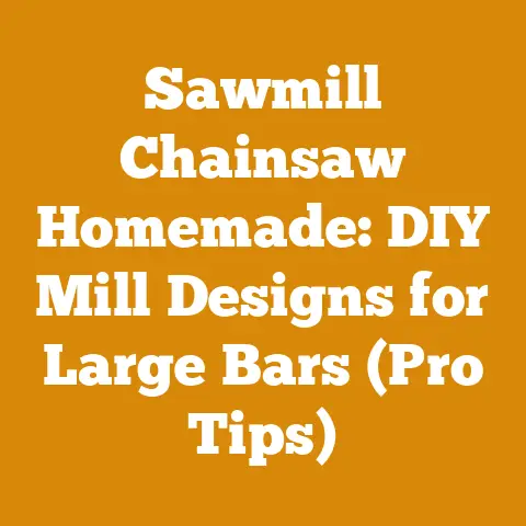 Sawmill Chainsaw Homemade: DIY Mill Designs for Large Bars (Pro Tips)