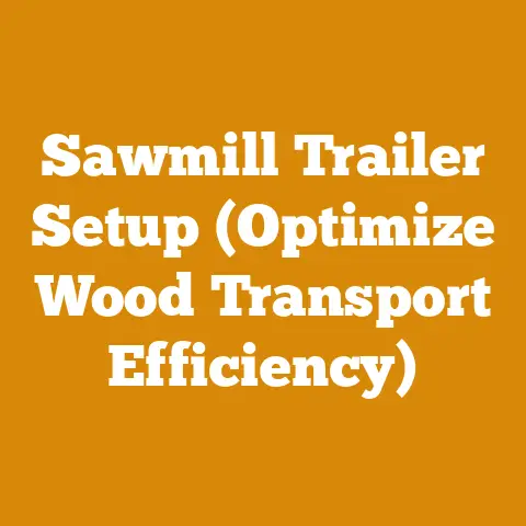 Sawmill Trailer Setup (Optimize Wood Transport Efficiency)