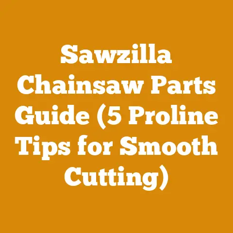 Sawzilla Chainsaw Parts Guide (5 Proline Tips for Smooth Cutting)