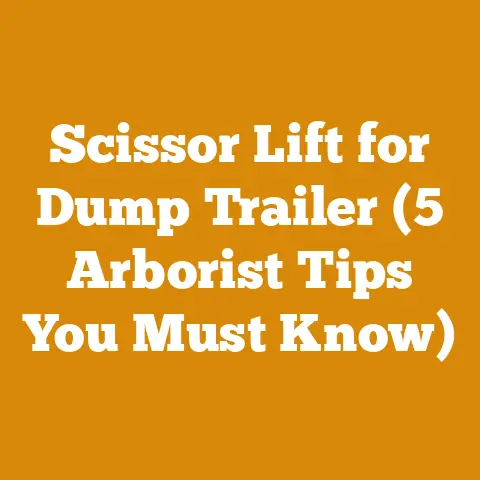 Scissor Lift for Dump Trailer (5 Arborist Tips You Must Know)