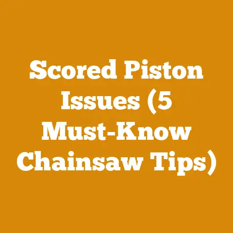 Scored Piston Issues (5 Must-Know Chainsaw Tips)