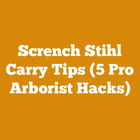 Scrench Stihl Carry Tips (5 Pro Arborist Hacks)