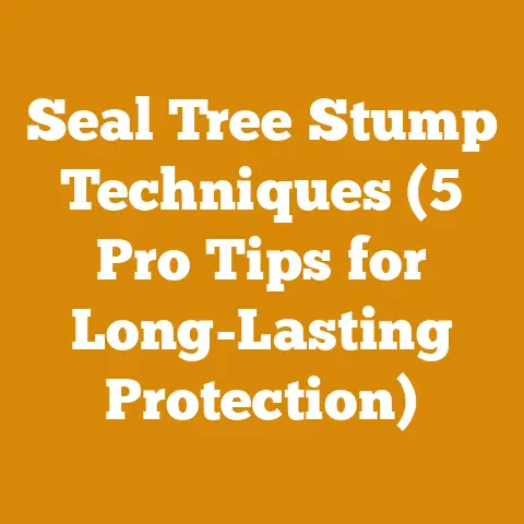 Seal Tree Stump Techniques (5 Pro Tips for Long-Lasting Protection)