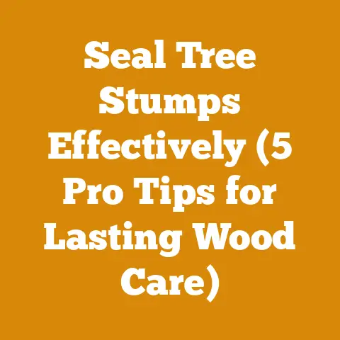 Seal Tree Stumps Effectively (5 Pro Tips for Lasting Wood Care)
