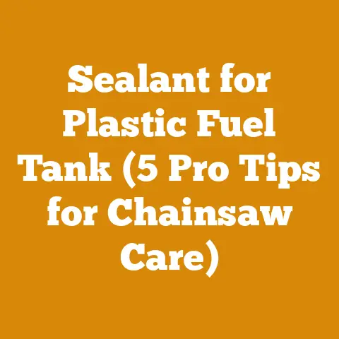 Sealant for Plastic Fuel Tank (5 Pro Tips for Chainsaw Care)