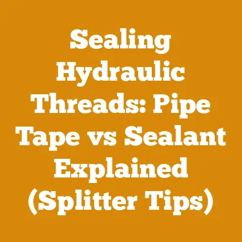 Sealing Hydraulic Threads: Pipe Tape vs Sealant Explained (Splitter Tips)