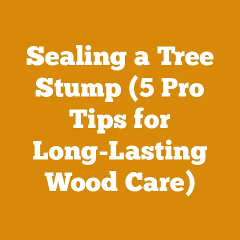 Sealing a Tree Stump (5 Pro Tips for Long-Lasting Wood Care)