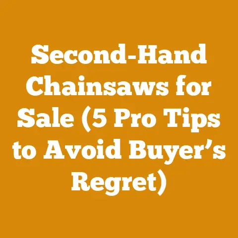 Second-Hand Chainsaws for Sale (5 Pro Tips to Avoid Buyer’s Regret)