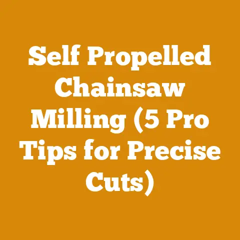Self Propelled Chainsaw Milling (5 Pro Tips for Precise Cuts)