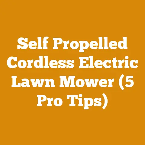 Self Propelled Cordless Electric Lawn Mower (5 Pro Tips)
