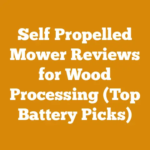Self Propelled Mower Reviews for Wood Processing (Top Battery Picks)