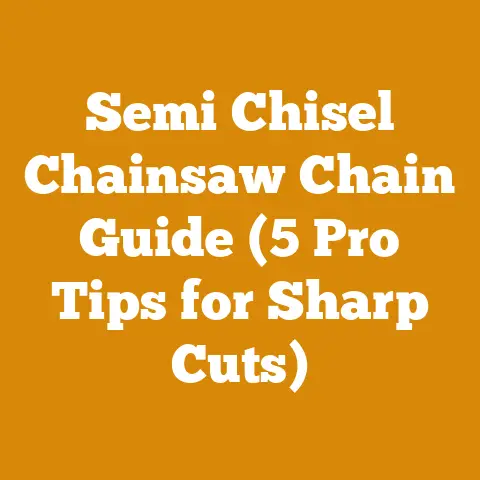 Semi Chisel Chainsaw Chain Guide (5 Pro Tips for Sharp Cuts)