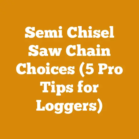 Semi Chisel Saw Chain Choices (5 Pro Tips for Loggers)