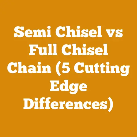 Semi Chisel vs Full Chisel Chain (5 Cutting Edge Differences)