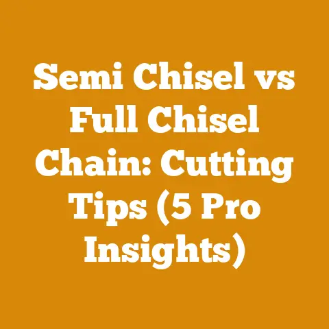 Semi Chisel vs Full Chisel Chain: Cutting Tips (5 Pro Insights)