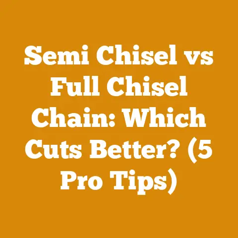Semi Chisel vs Full Chisel Chain: Which Cuts Better? (5 Pro Tips)