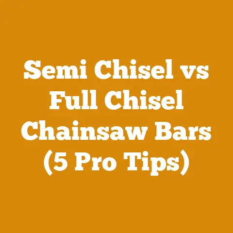 Semi Chisel vs Full Chisel Chainsaw Bars (5 Pro Tips)