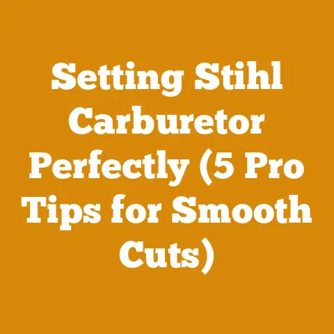 Setting Stihl Carburetor Perfectly (5 Pro Tips for Smooth Cuts)