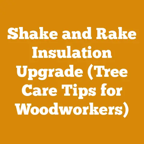 Shake and Rake Insulation Upgrade (Tree Care Tips for Woodworkers)