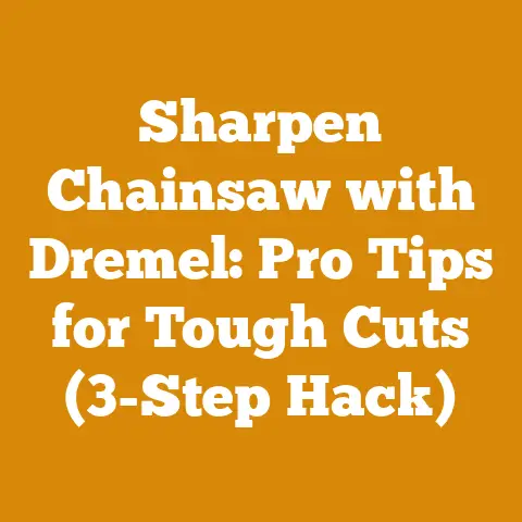 Sharpen Chainsaw with Dremel: Pro Tips for Tough Cuts (3-Step Hack)