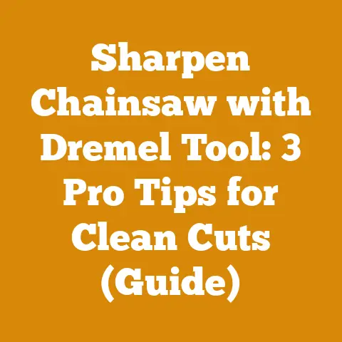 Sharpen Chainsaw with Dremel Tool: 3 Pro Tips for Clean Cuts (Guide)