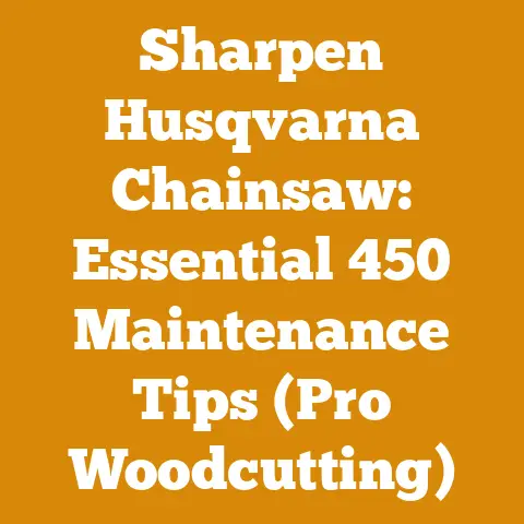 Sharpen Husqvarna Chainsaw: Essential 450 Maintenance Tips (Pro Woodcutting)
