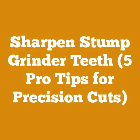 Sharpen Stump Grinder Teeth (5 Pro Tips for Precision Cuts)