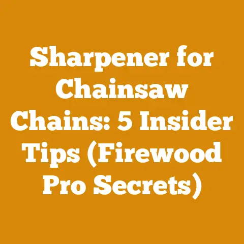 Sharpener for Chainsaw Chains: 5 Insider Tips (Firewood Pro Secrets)
