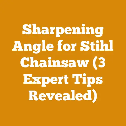 Sharpening Angle for Stihl Chainsaw (3 Expert Tips Revealed)