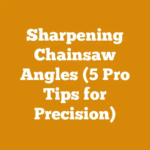 Sharpening Chainsaw Angles (5 Pro Tips for Precision)