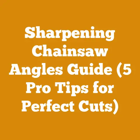 Sharpening Chainsaw Angles Guide (5 Pro Tips for Perfect Cuts)