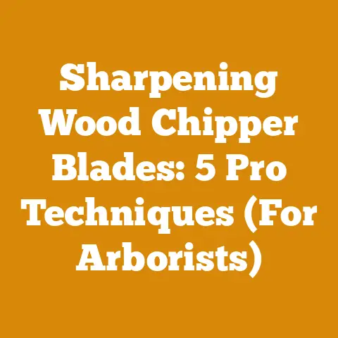 Sharpening Wood Chipper Blades: 5 Pro Techniques (For Arborists)