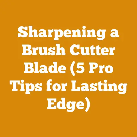 Sharpening a Brush Cutter Blade (5 Pro Tips for Lasting Edge)