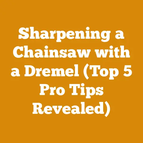 Sharpening a Chainsaw with a Dremel (Top 5 Pro Tips Revealed)