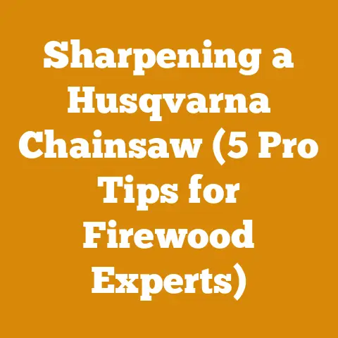 Sharpening a Husqvarna Chainsaw (5 Pro Tips for Firewood Experts)