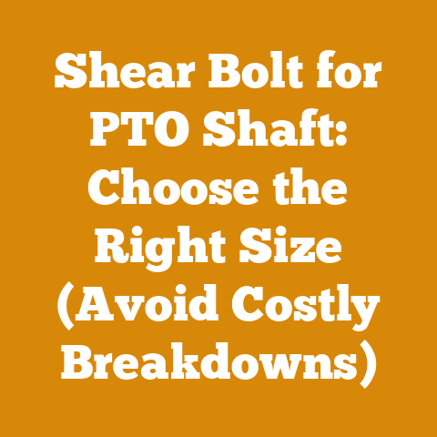 Shear Bolt for PTO Shaft: Choose the Right Size (Avoid Costly Breakdowns)