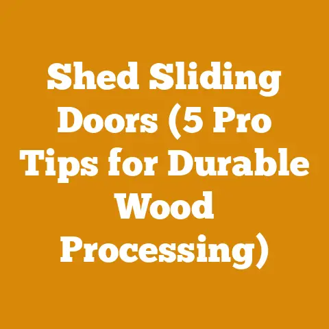 Shed Sliding Doors (5 Pro Tips for Durable Wood Processing)