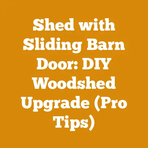 Shed with Sliding Barn Door: DIY Woodshed Upgrade (Pro Tips)